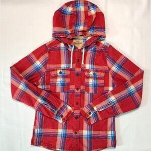Hollister Men’s Hooded Flannel L